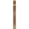 Ekena Millwork 6-in W x 48-in D x 48-in H Funston Slat Rough Cedar Woodgrain TimberThane Outlooker, Primed Tan OUTUR060X48X48FST24RCPR - alternate 2